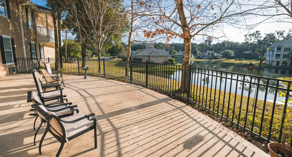 Marshs Edge St. Simons Island | Assisted Living Patio 11